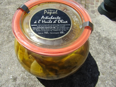 Artichauts à l?huile d?olive. Poids net égoutté : 600 g : Confits 